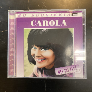 Carola - 20 suosikkia CD (VG/VG+) -iskelmä-